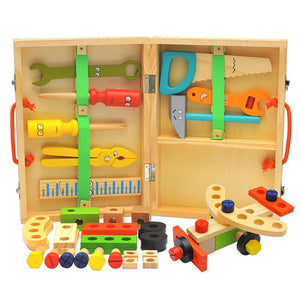 Wooden Montessori Toolbox Set | Cakai Toys store