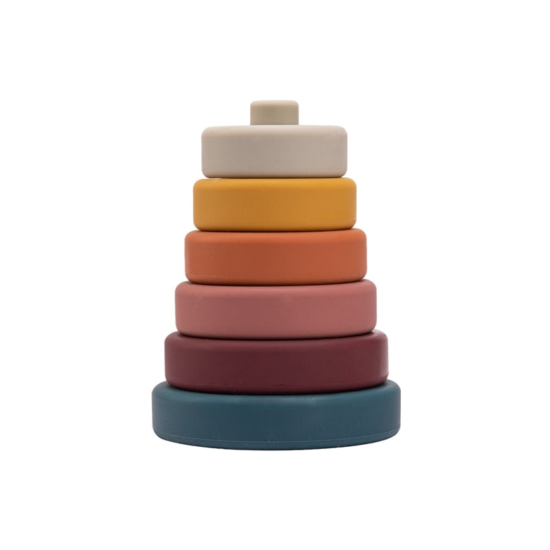 Baby Silicone Stacking Tower Ring | Cakai Toys Store