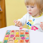 Kids Wooden Alphabet Puzzles Board | Cakai Toys Store