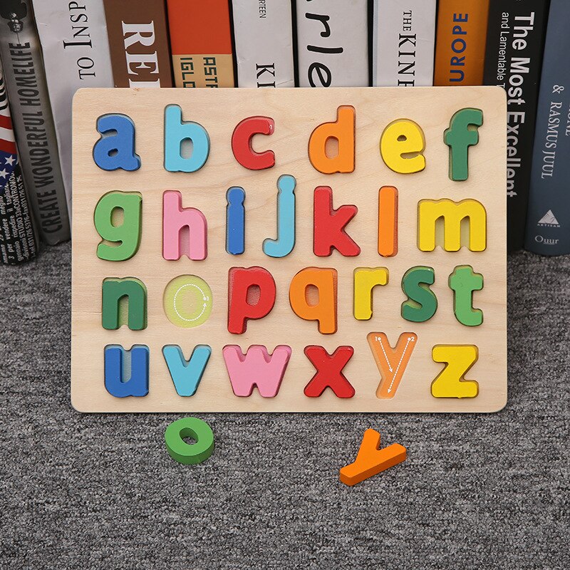 Kids Wooden Alphabet Puzzles Board | Cakai Toys Store