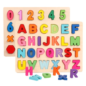 Wooden Alphabet Puzzles Board – Cakai Toys Store