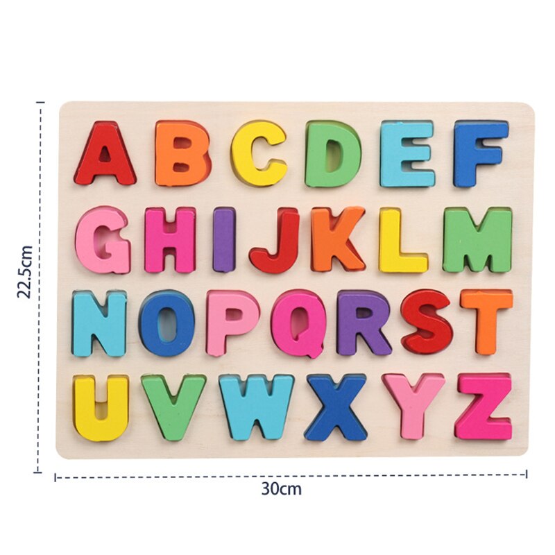 Kids Wooden Alphabet Puzzles Board | Cakai Toys Store