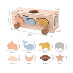 Wooden Car Shapes Box | Cakai Toys Store