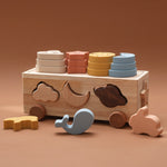 Wooden Car Shapes Box | Cakai Toys Store