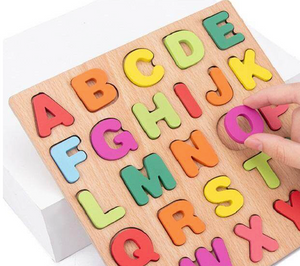 Kids Wooden Alphabet Puzzles Board | Cakai Toys Store